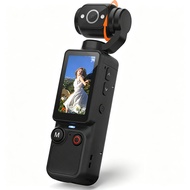 [JvZEvd]180° Rotating Camera Handheld POV Cameras Pocket Body Camera Video Recording Camera