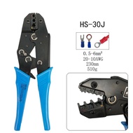 HS-30J/40J/03BC European Style Crimping Pliers Ratchet Type Terminal Crimping Pliers Pre-Insulated T