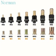 NORMAN Rivet Nut Tool, Rustproof Threaded Threaded Insert Tool, Rivet Nut Combination Kit Manual Hea