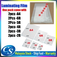 Laminate Laminator 2R 3R 4R 5R 6R A4 Laminating Film Pouches Pouch 55mic