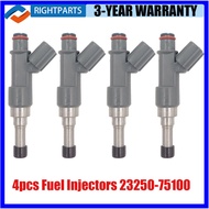 4PCS 23250-75100 23209-79155 Fuel Injectors For Toyota Tacoma 2.7L 4Runner 05-14 23250-79155 2325075