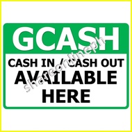 ◱ ◇ ✻ Laminated Signages Gcash Available here Signage Signage Sign Boards | Gcash