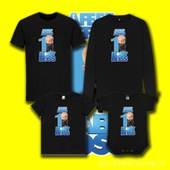Custom shirt Boss Baby Name Baby Boy & adult family family Muslimah long sleeve tshirt set XVY0