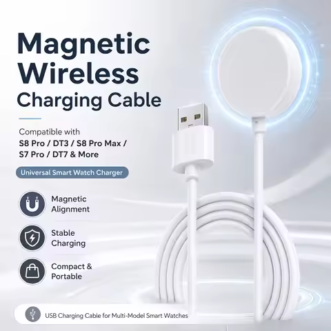 Magnetic Charging Cable For S8 Pro/DT3/S8 PRO MAX/S7 Pro/DT7, Universal Wireless Charger for Multipl