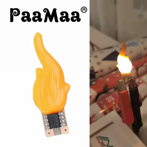 3V Led Cob Flash Candles Edison Flame LED Filament 2200K Diode Birthday Party Decoration Light Bulb 