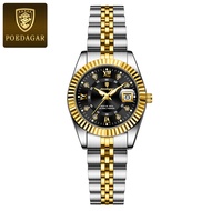 {fgngfj} POEDAGAR Luxury Women Watch Top Brand Ladies Watch Elegant Stainless Steel Womens Watch Wat