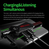 CONVERTER CHARGING 3IN1 TYPE C AUDIO ADAPTER PLEXTONE GS1 MARK II