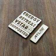 Pokemon PTCG Wooden VSTAR Energy Supporter Retreat Ability Marker