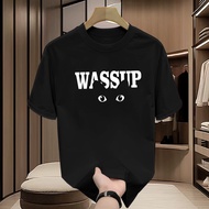 24 hour"Garfield cartoon printed short sleeved T-shirt formen and women, loose casual topA32"