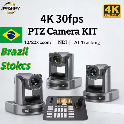 4K NDI 1pc-10pcs PTZ Camera SDI HDMI POE USB 20 Zoom Video Conference Camera for Church Business Mee
