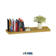 Informa Wall Shelf L60 60 cm - Brown Oak Wall Shelf Hanging Shelf Floating Shelf Hanging Shelf Displ