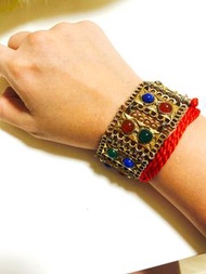 半寶石手鏈 multi-crystal bracelet pandora swarovski   vca lv Cartier Chanel dior pandora Tiffany apm link