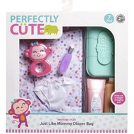 🔥CLEARANCE🔥Perfectly Cute Just Like Mommy Baby Doll Diaper Bag Set w Accessories NIB/Sealed