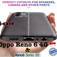 RENO6 SERIES INDONESIA SOFT CASE LEATHER CLASIC OPPO RENO 6 4G / 5G