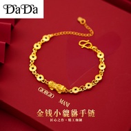 emas 916 gold bracelet womens vintage copper coin gold brave bracelet