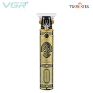 VGR by Twosister บัตตาเลี่ยนกันขอบแกะลายตัดผมไร้สาย VGR-085