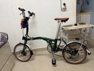 Brompton 摺疊單車 綠色