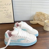 Bread Sneakers Women Round Toe Cute Casual Sneakers 2025 Spring Autumn Sneakers Thick-Soled White Sh