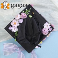 GAGAA Academic Hat with Tassels, Adjustable Doctor Flowers Graduation Cap, Durable Fringe Master Bac