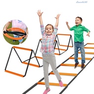 ELLSWORTH Agile Ladder, Orange Carbon Steel Soccer Speed Ladder, Flexibility Multifunctional Instant
