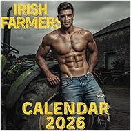 Irish Farmers Calendar 2026: Tasteful Shirtless Country Lads and Rural Fun, 8.5 x 8.5" Rustic Desk P