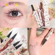 Quick Dry Smooth Lying Silkworm Eyeliner Pen / Waterproof Smudgeproof Lasting Lower Eyelash Eye Liner Pen / Eyes Makeup Cosmetics / Ultra Fine Black Brown Liquid Eyeliner Pencil