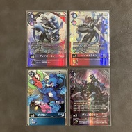 數碼暴龍卡 機甲龍獸&恐蜂獸會場限定 V仔獸比賽優勝卡異畫 SR Digimon card 咭