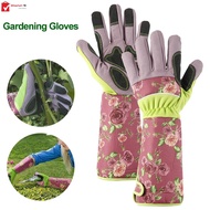 Gardening Gloves Unisex Long Forearm Pruning Gloves Thorn Proof Protection Gauntlet Safety Working G
