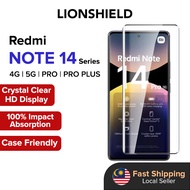 (MY) LionShield Redmi Note 14 Pro Plus / 14 Pro / 4G / 5G HD Clear Screen Protector Tempered Glass