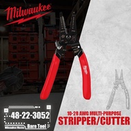 Milwaukee 48-22-3052 10-28 AWG Multi-Purpose Dipped Grip Wire Stripper & Cutter w/ Reinforced Head