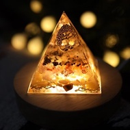 【畢業禮物】生命之樹-奧剛大金字塔小夜燈Orgonite水晶療癒