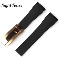 20mm Rubber Watch Strap for Rolex Submariner Watch Band Yacht Master GMT Daytona Explorer day-date