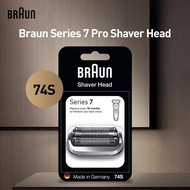 Braun 74S Shaver Head Silver Compatibile with Braun Series 7 Series 7 Pro Electric Shavers Lifespan 