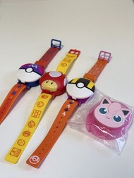 Pokemon mario 扭蛋 錶