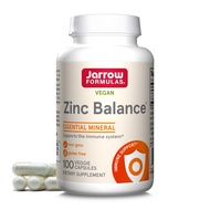 Jarrow Formulas Zinc Balance 15 mg - 100 Servings (Veggie Caps) - Includes Copper - Essential Minera