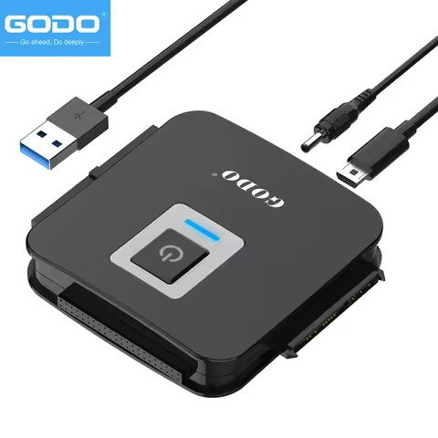 GODO SATA/IDE to USB 3.0 Adapter,IDE Hard Drive Adapter Kit,SATA Cable Converter for 2.5/3.5 inch ID