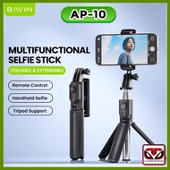 BAVIN AP10 Bluetooth Multi-Functional Fordable Selfie Stick Tripod Suitable for 2.4 To 3.8 Inch