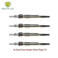 4x Heater Glow Plugs 5V N10591602 For VW PASSAT B6 TRANSPORTER T5 AUDI A3 8P A4 B7 B6 A2 8Z 1.4 1.9 