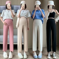 Pregnant Women's New Summer Draped Loose Wide-Leg Pants Granny Pants Pregnant Women's Nine-Point Pan
