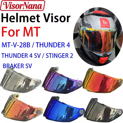 For MT MT-V-28B / THUNDER 4 / THUNDER 4 SV / STINGER 2 / BRAKER SV Visor