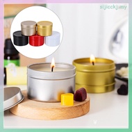 [READY STOCK]Christmas Candle Jar Cookie Candy Biscuit Tin Canister Retro European Style Tins Round 