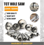 60mm-100mm TCT Hole Saw Carbide Tip TCT Drill Bit Hole Saw for Stainless Steel Alloy Steel Plate Alu