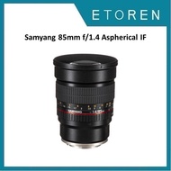 Samyang 85mm f/1.4 Aspherical IF Lens