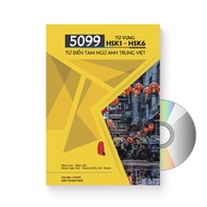 [HCM]5099 từ vựng HSK1 – HSK6 (tam ngữ Anh – Trung – Việt) (Có Audio nghe) + DVD quà tặng
