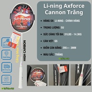 Genuine Lining Axforce Cannon White Badminton Racket