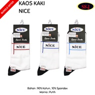 NICE 1305-9 Calf-Length Striped Sports Socks NICE 1305-9 Casual Socks