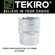 TEKIRO SOCKET WRENCH DR 1/ 2 INCH 6 PT 28MM SC-SC0394