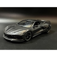 Meritor Figure 1: 18 Chevrolet Corvette C8 Stingray Alloy Car Model Gray Scattered