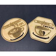 Custom Wood Coaster 9cmx9cm