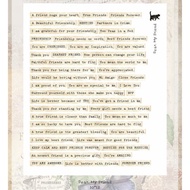 給我的朋友 20 張 - DYMO 標籤機字體 (藍獅子) (suyeon)